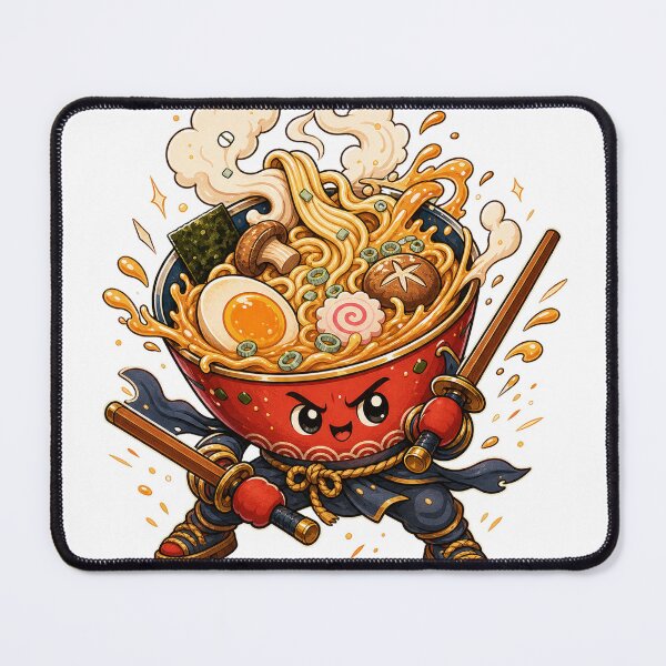 Item preview, Ramen Warrior Bowl designed and sold by EveryMeme.
