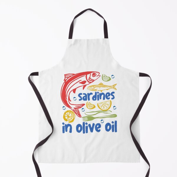 Item preview, Sardines In Olive Oil Mediterranean Food Art designed and sold by CleanDecor.