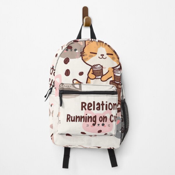 Item preview, Relationship Status Running On Coffee And Delusion Funny Cats designed and sold by alvinavery.
