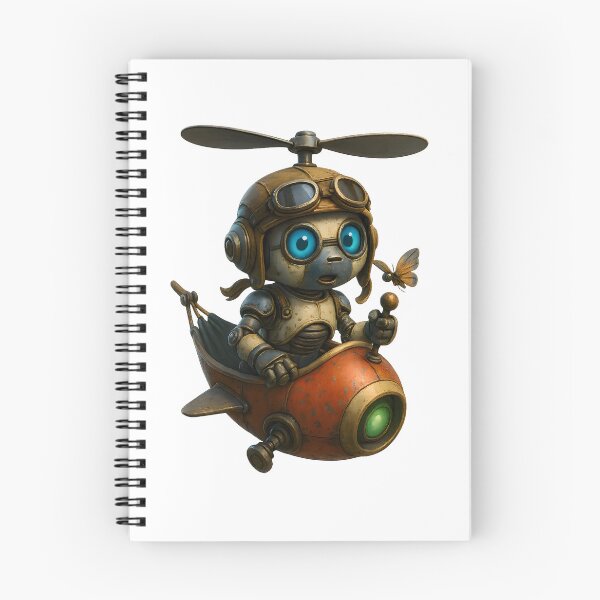 Item preview, Friendly Robot Pilot – Cute Flying Robot Design designed and sold by Yomere.
