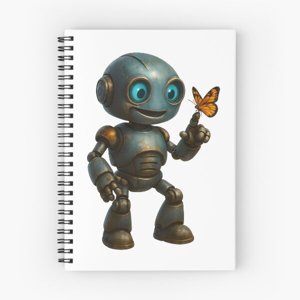 Item preview, Friendly Robot – Cute Butterfly Robot Design designed and sold by Yomere.