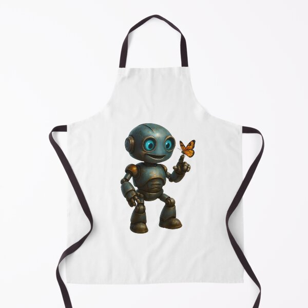 Item preview, Friendly Robot – Cute Butterfly Robot Design designed and sold by Yomere.