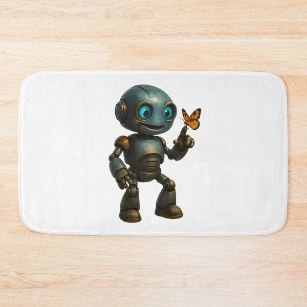 Item preview, Friendly Robot – Cute Butterfly Robot Design designed and sold by Yomere.