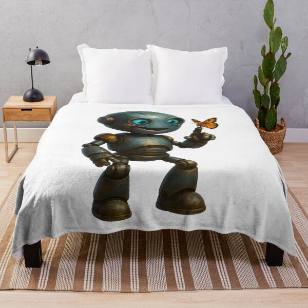 Item preview, Friendly Robot – Cute Butterfly Robot Design designed and sold by Yomere.
