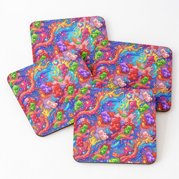 Item preview, Cute Gummy Bear Pattern Colorful Aesthetic Design designed and sold by IRYNASHOP.