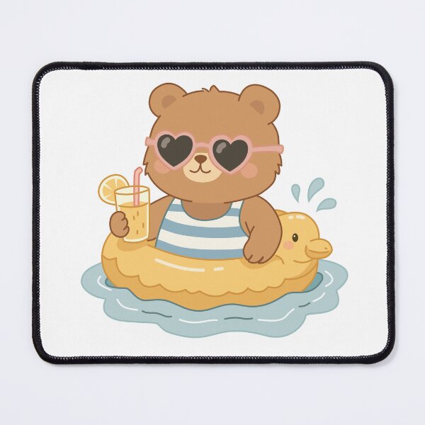 Item preview, Cute Teddy Bear in Duck Float designed and sold by Anne97s.