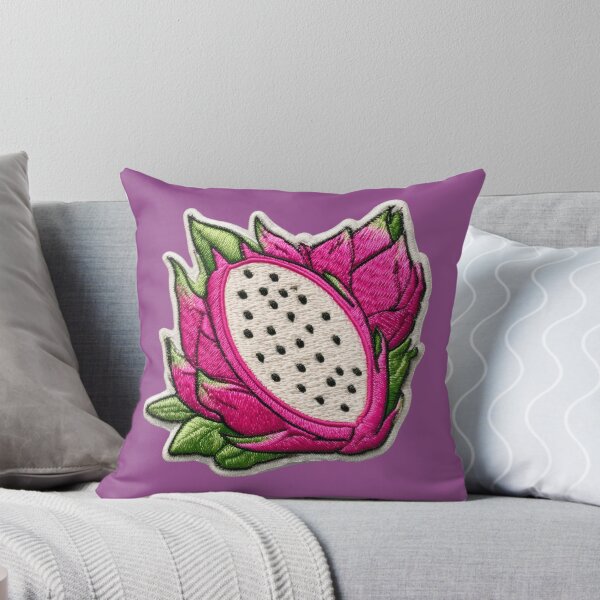Item preview, Embroidered Dragon Fruit Patch Art designed and sold by MegaNovaArt.