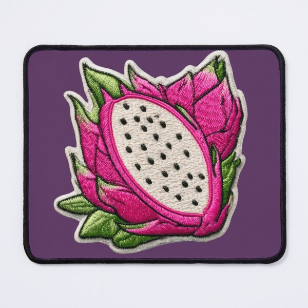 Item preview, Embroidered Dragon Fruit Patch Art designed and sold by MegaNovaArt.