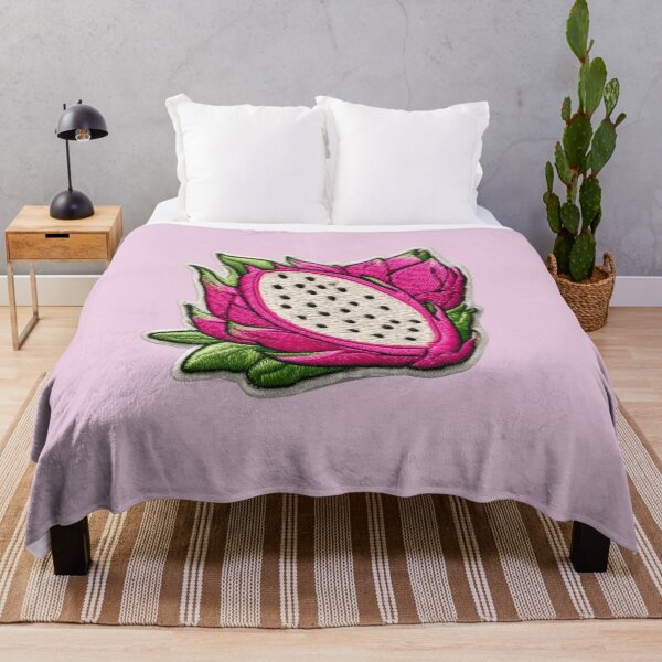 Item preview, Embroidered Dragon Fruit Patch Art designed and sold by MegaNovaArt.