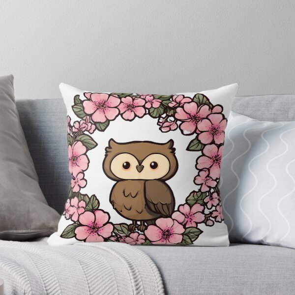 Item preview, Cherry Blossom Owl designed and sold by pumsquare.