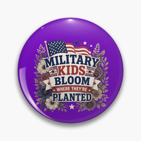 Item preview, Military Kids Bloom Where They're Planted Military Child Gear designed and sold by DynamicDesign.