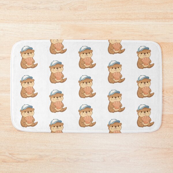 Item preview, Cute Sea Otter Holding Seashell designed and sold by Anne97s.