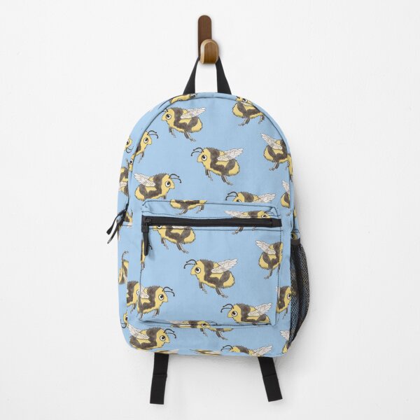 Item preview, Bee pattern on blue designed and sold by Mbmcdonaldart.