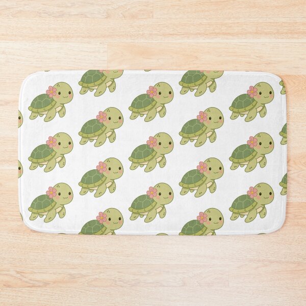 Item preview, Cute Sea Turtle with Pink Flower designed and sold by Anne97s.