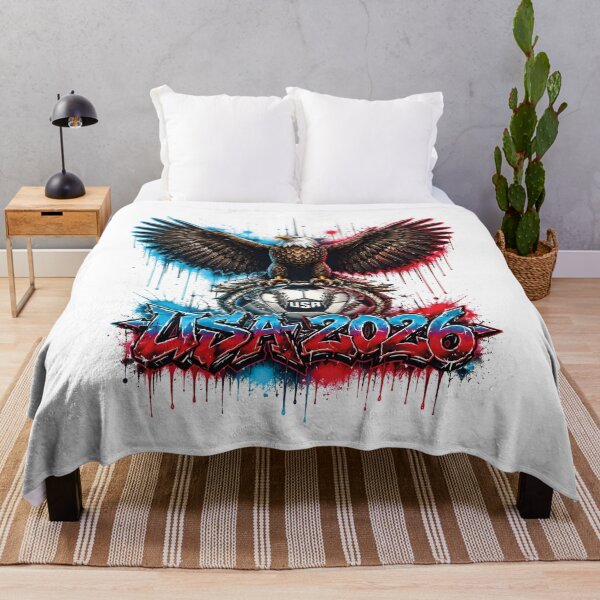 Item preview, USA 2026 Eagle Patriot Soccer Fan T-Shirt – American Football Supporter Tee with Bald Eagle, Stars & Stripes Vintage Graphic designed and sold by al21ex.