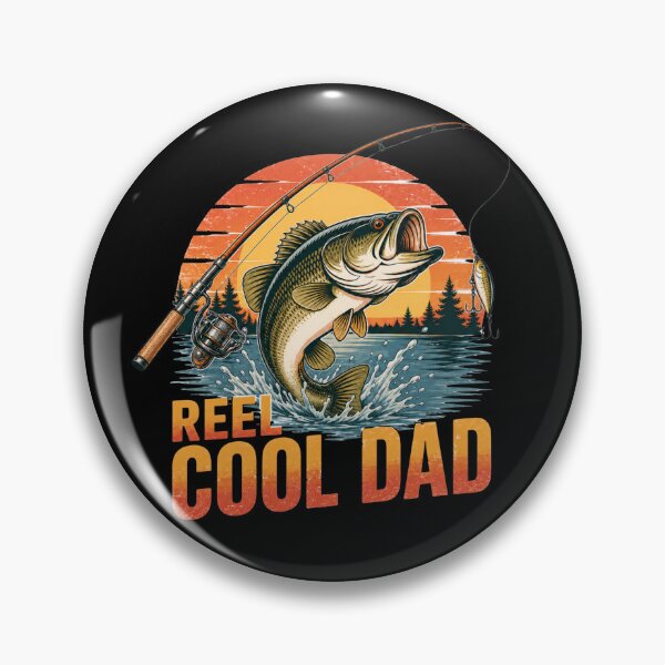 Item preview, Reel Cool Dad – Bass Fishing Father's Day Shirt designed and sold by Wild Pixel Studio.