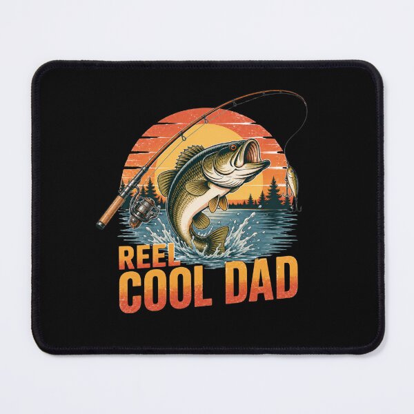 Item preview, Reel Cool Dad – Bass Fishing Father's Day Shirt designed and sold by Wild Pixel Studio.