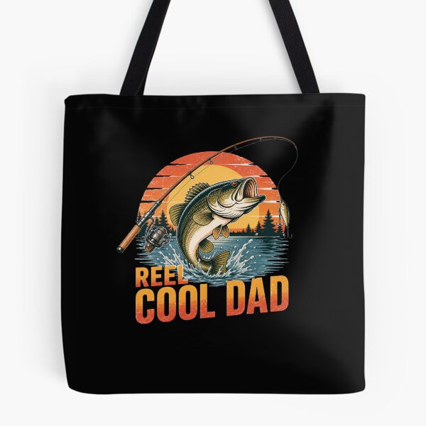 Item preview, Reel Cool Dad – Bass Fishing Father's Day Shirt designed and sold by Wild Pixel Studio.