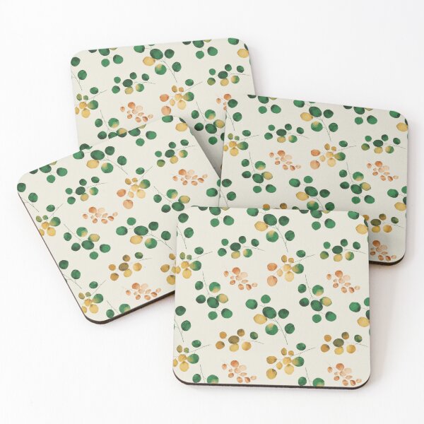 Item preview, Hand-painted Minimalist Watercolor Eucalyptus Leaves  designed and sold by wissal.studio.