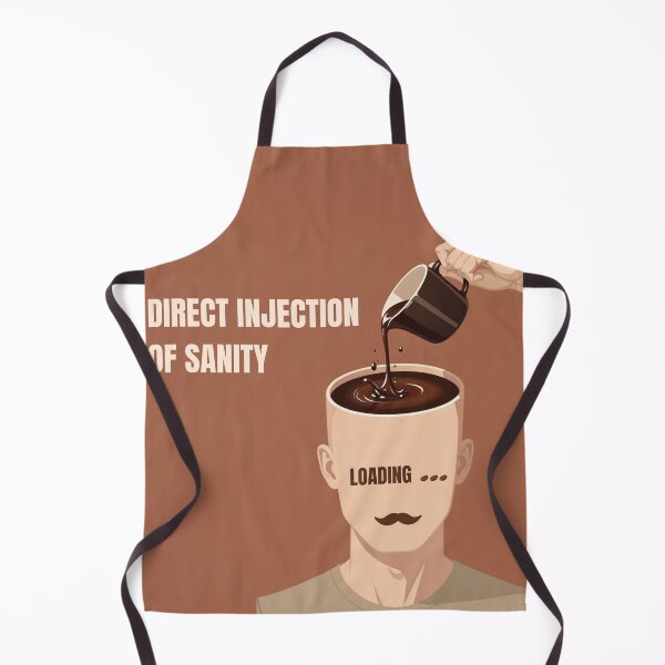 Item preview, Direct Injection of Sanity Funny Coffee Loading Man designed and sold by BooDesignStudio.