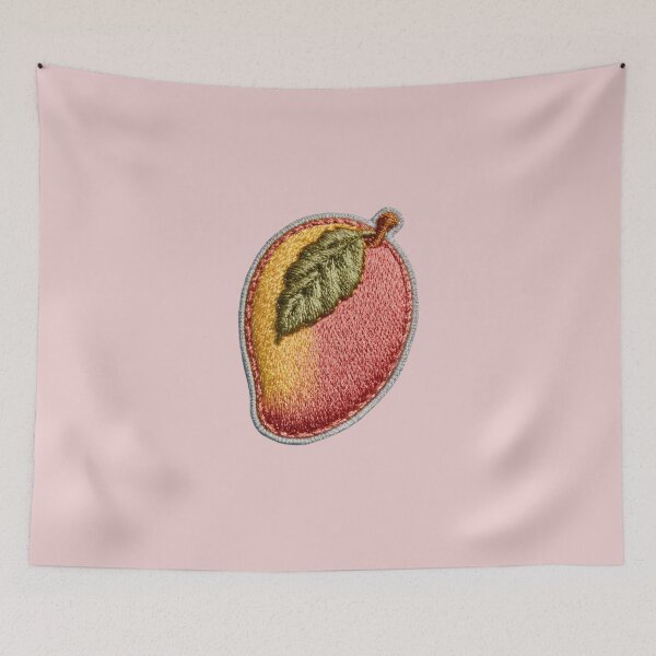 Item preview, Embroidered Mango Patch Art designed and sold by MegaNovaArt.