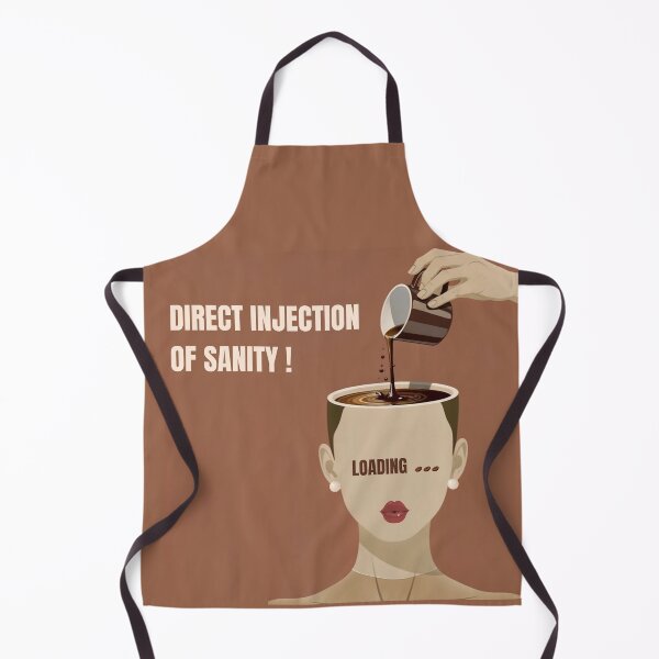 Item preview, Direct Injection of Sanity Funny Coffee Loading Meme designed and sold by BooDesignStudio.
