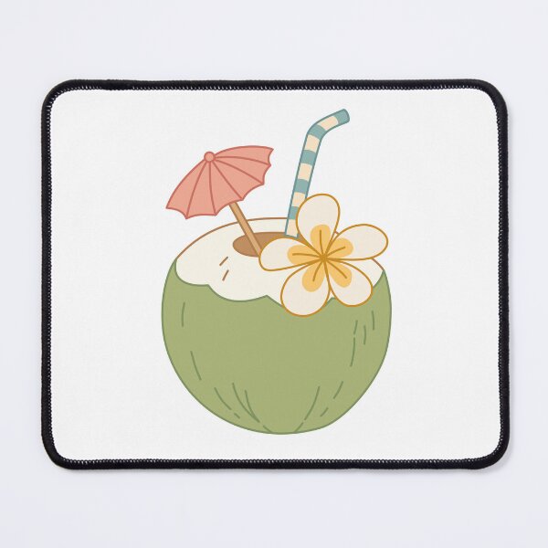 Item preview, Tropical Coconut Drink with Umbrella designed and sold by Anne97s.
