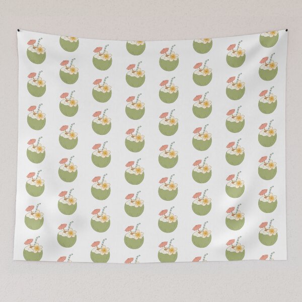 Item preview, Tropical Coconut Drink with Umbrella designed and sold by Anne97s.