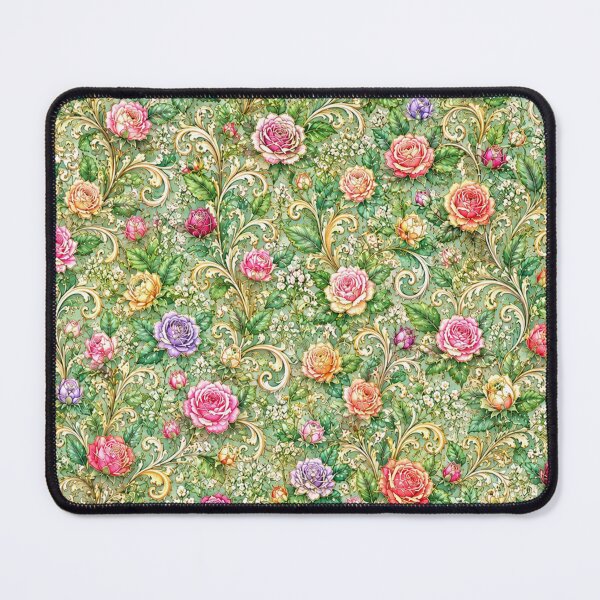 Item preview, Welcome Thailand Rose Garden Ornament Pattern – Cute Thai Travel Floral Art, Luxury Vintage Botanical Design designed and sold by Beeform.