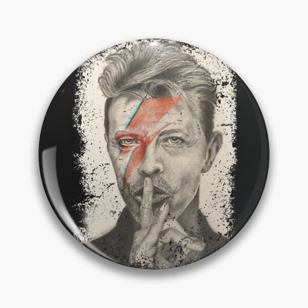 Item preview, DAVID BOWIE Color Lightning – Realistic Pencil Drawing Art designed and sold by RonnyMilleo.