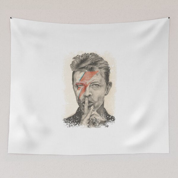 Item preview, DAVID BOWIE Color Lightning – Realistic Pencil Drawing Art designed and sold by RonnyMilleo.