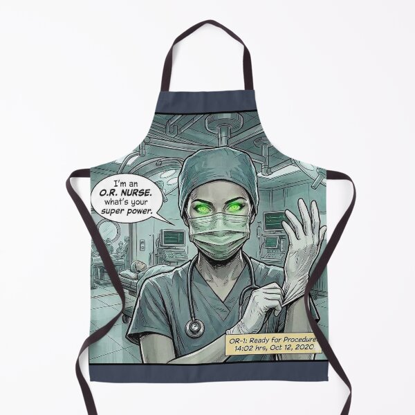 Item preview, Mesmerizing OR Nurse Superpower Hero Graphic designed and sold by rygenr8.