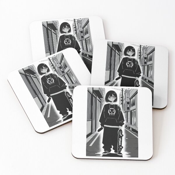 Item preview, Art - Character Dark Urban Anime Style Variant 2 designed and sold by AnimeShin.