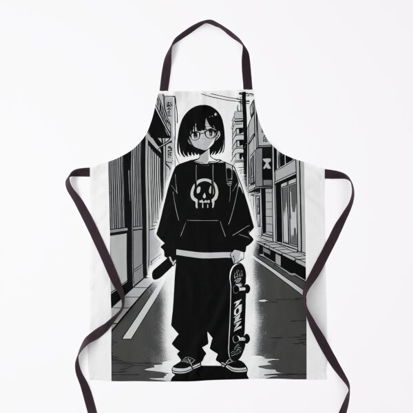 Item preview, Art - Character Dark Urban Anime Style Variant 2 designed and sold by AnimeShin.