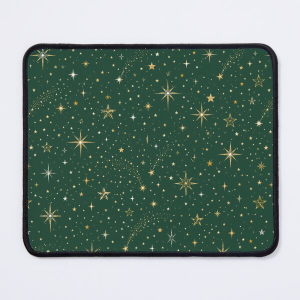 Item preview, Luxury Christmas Star Pattern | Emerald Green & Gold Holiday Wrapping Paper designed and sold by astersgraphics.