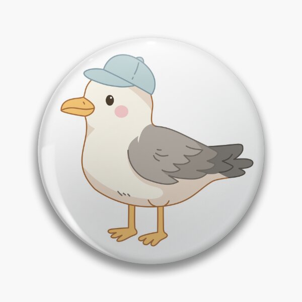 Item preview, Cute Seagull Wearing Blue Cap designed and sold by Anne97s.