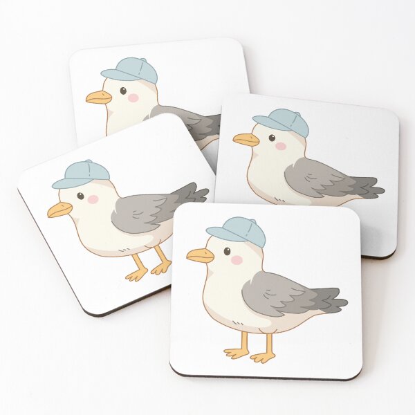 Item preview, Cute Seagull Wearing Blue Cap designed and sold by Anne97s.