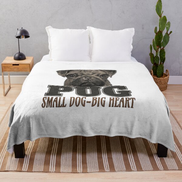 Item preview, PUG - SMALL DOG - BIG HEART designed and sold by RonnyMilleo.