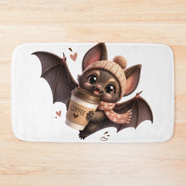 Item preview, Cute Coffee Bat designed and sold by AureliasDesignStudio.