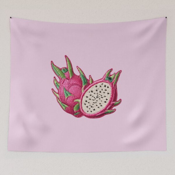 Item preview, Embroidered Dragon Fruit Art designed and sold by MegaNovaArt.