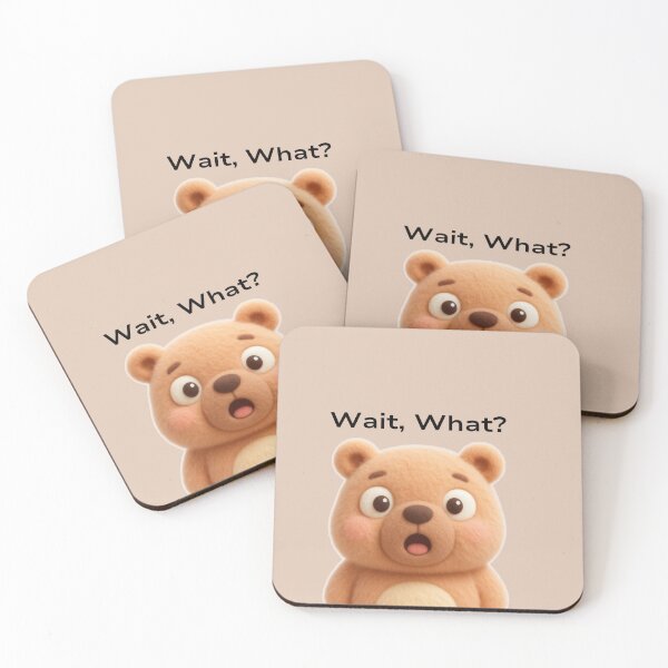 Item preview, Surprised Bear Cute Kawaii Character designed and sold by Siti Hoiriyah.
