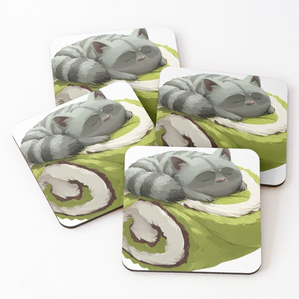 Item preview, Matcha Cake Raccoon designed and sold by pumsquare.