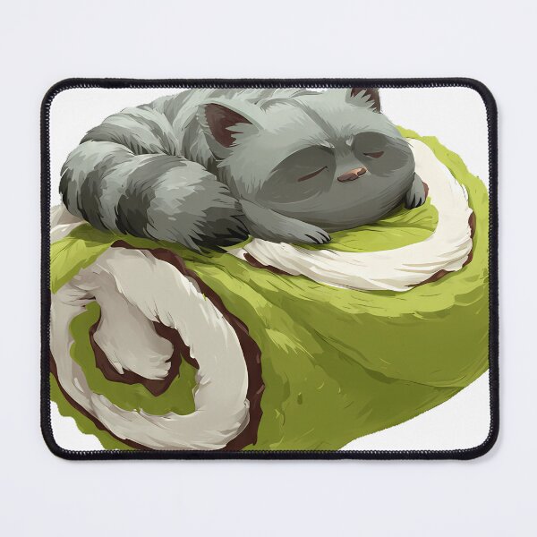 Item preview, Matcha Cake Raccoon designed and sold by pumsquare.