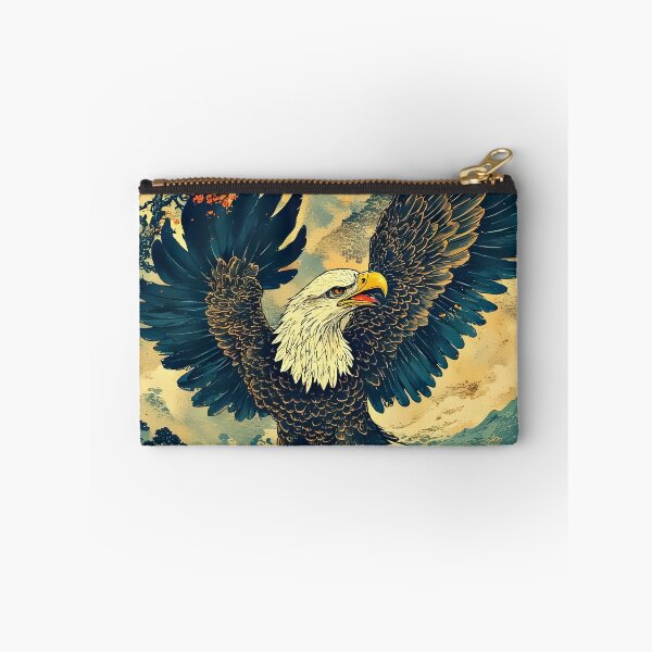 Item preview, Majestic Japanese Vintage Asian Eagle Landscape   designed and sold by Neer arts.