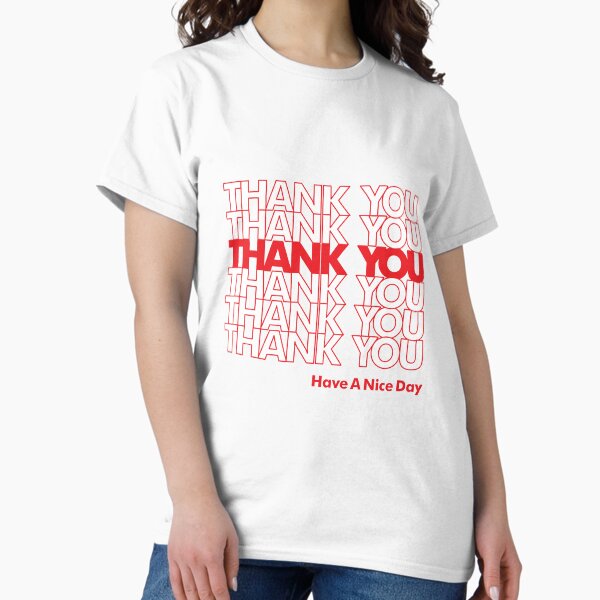 Item preview, Thank You, Have a Nice Day Plastic Bag designed and sold by GSDC.