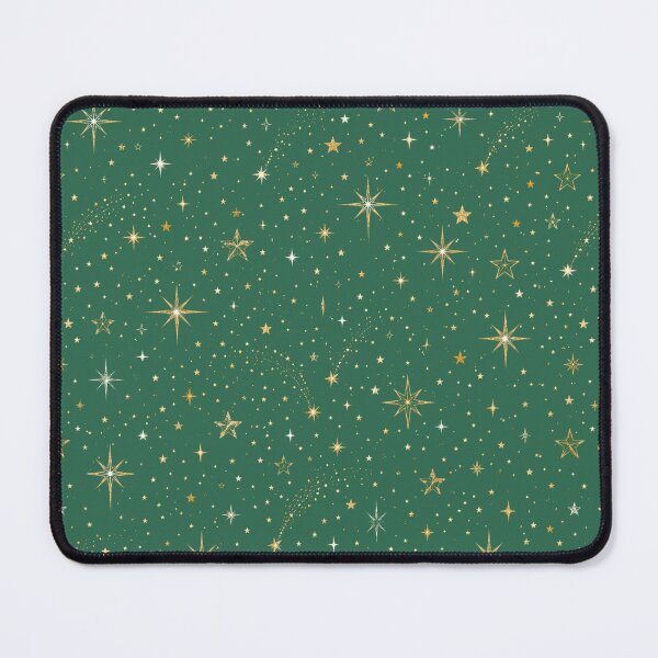Item preview, Luxury Christmas Star Pattern | Emerald Green & Gold Holiday Wrapping Paper designed and sold by astersgraphics.