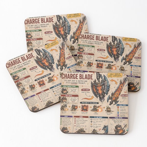 Item preview, Monster Hunter Charge Blade designed and sold by CharmingFlowers.
