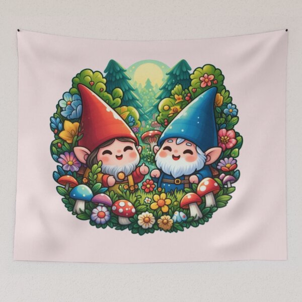 Aperçu de l'œuvre Gnomes, gnomes, gnomes créée et vendue par NerdiPop.