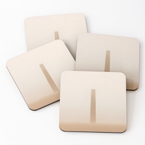 Item preview, Silent Monolith in Desert Haze | Minimalist Luxury Wall Art designed and sold by VeloraNature.