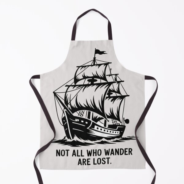 Item preview, Banksy Ship - Not all who wander are lost designed and sold by 123ks.